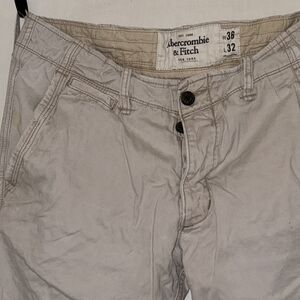 Abercrombie & Fitch Beige Casual Pants